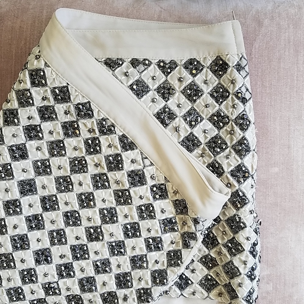 Jeweled shorts, never worn, without tags.